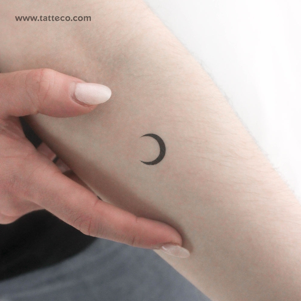 Crescent Temporary Tattoo - Set of 3