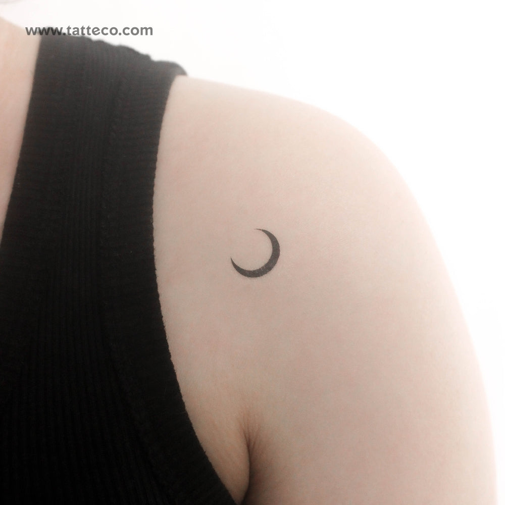 Crescent Temporary Tattoo - Set of 3