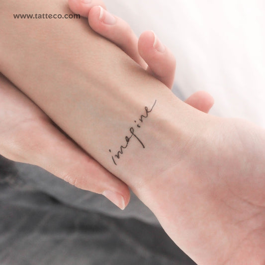 Tatuaje temporal Imagine - Juego de 3