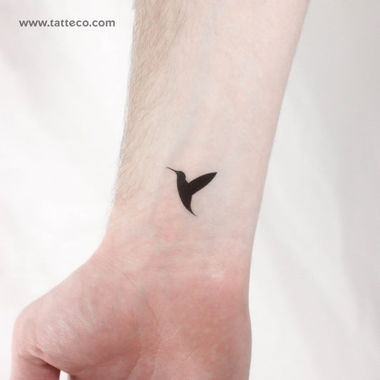Hummingbird (Left) Temporary Tattoo - Set of 3