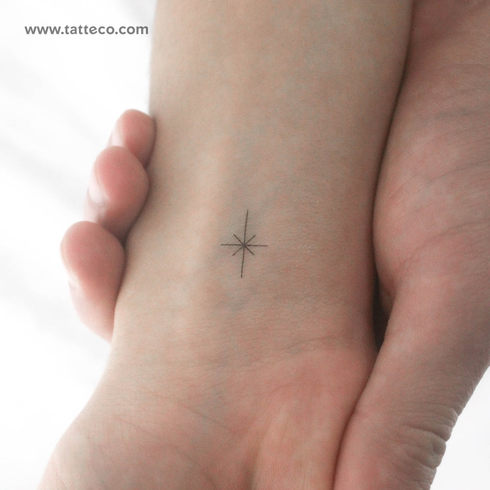 Morning Star Type I by Jakenowicz Temporary Tattoo - Set of 3