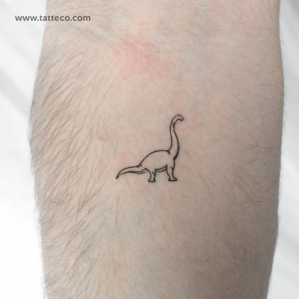 Diplodocus Temporary Tattoo - Set of 3