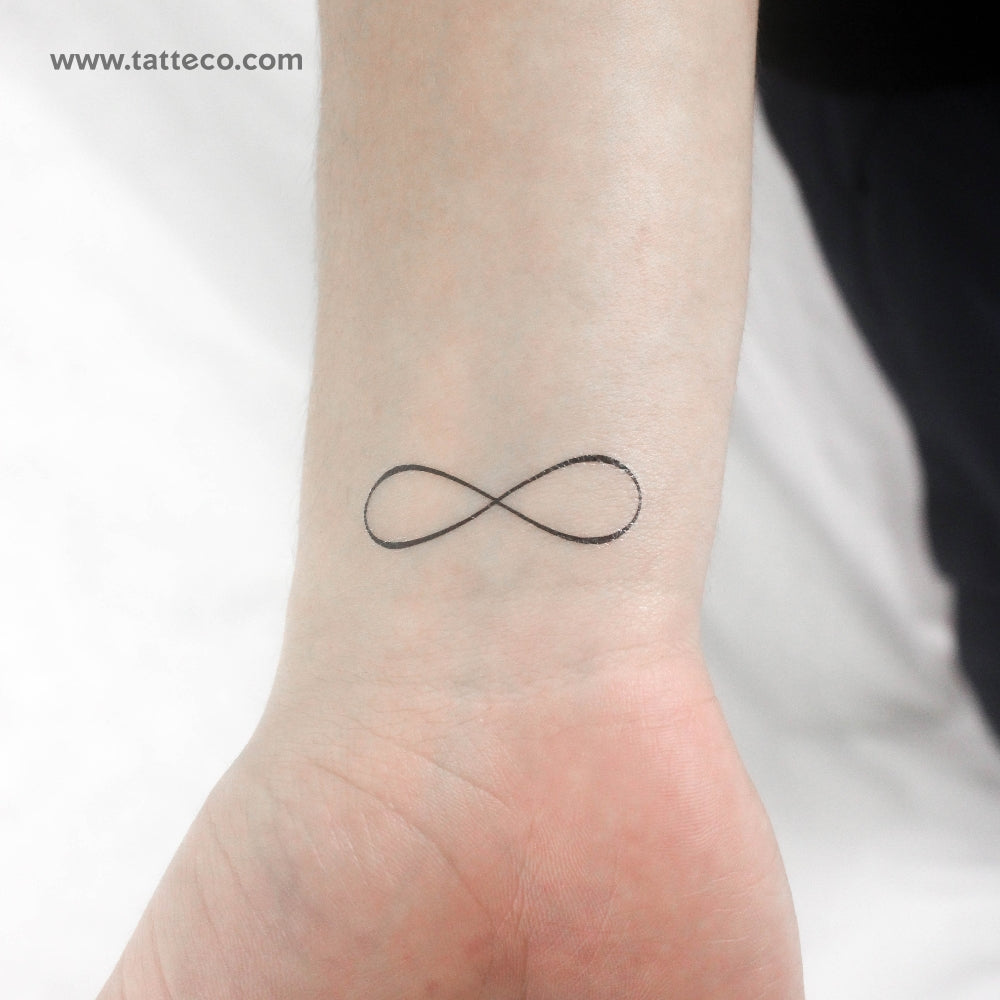 Infinity Symbol Temporary Tattoo - Set of 3