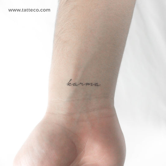 Tatuaje temporal Karma - Juego de 3