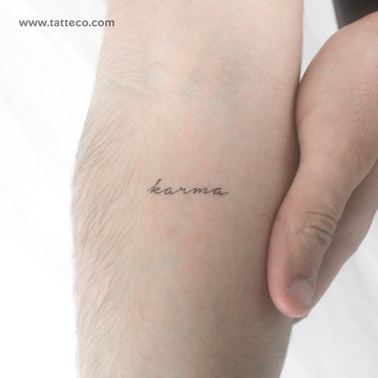 Tatuaje temporal Karma - Juego de 3