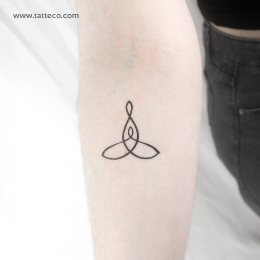 Tatuaje temporal del símbolo de madre e hijo (juego de 3)