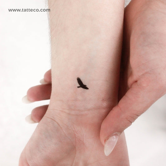 Tatuaje temporal de águila pequeña - Juego de 3