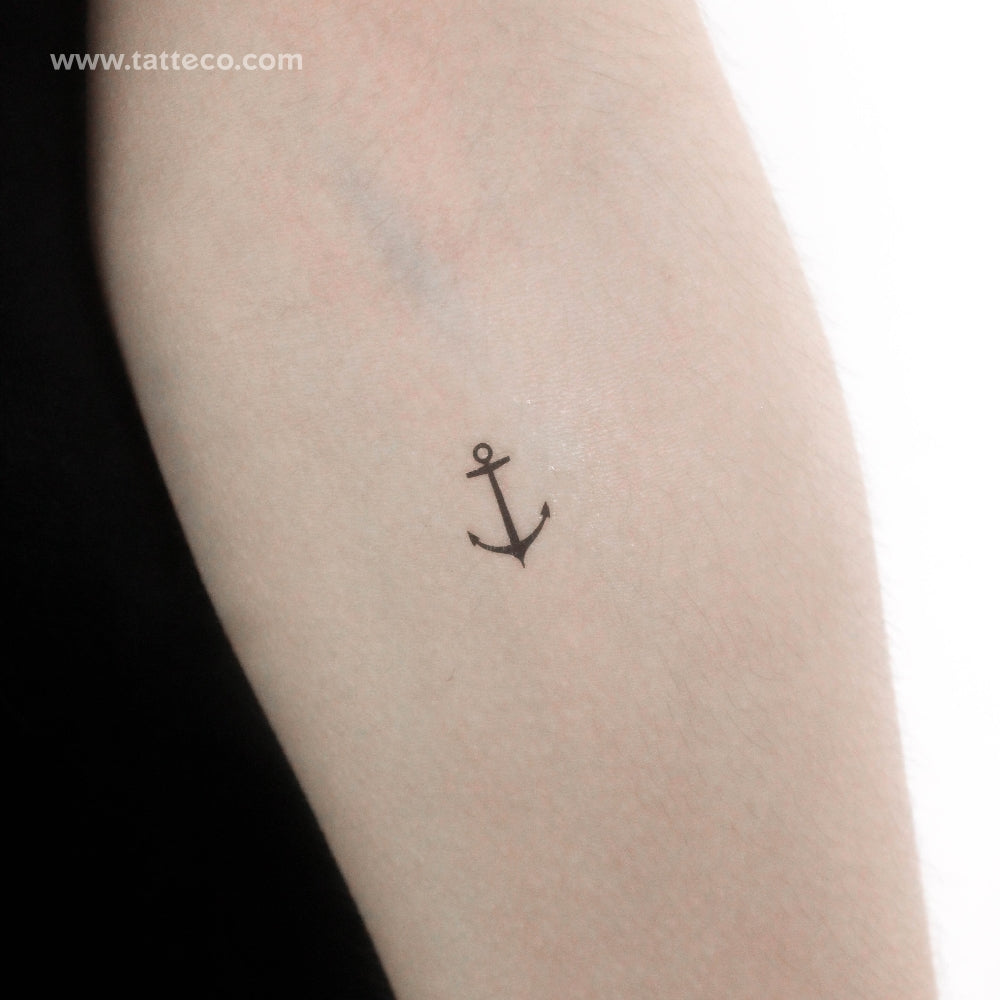 Little Anchor Temporary Tattoo - Set of 3