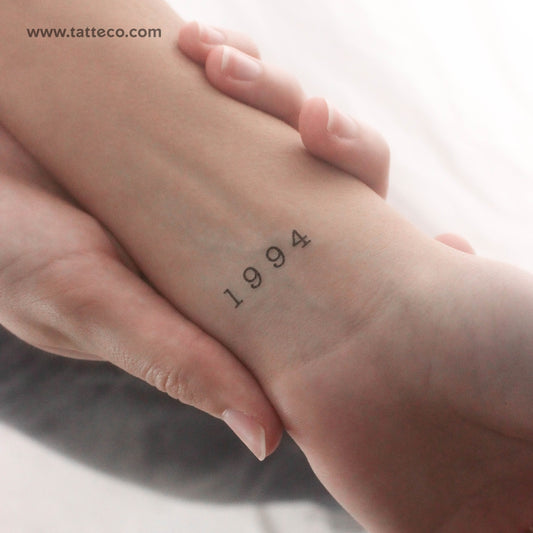 Tatuaje temporal de 1994 - Juego de 3
