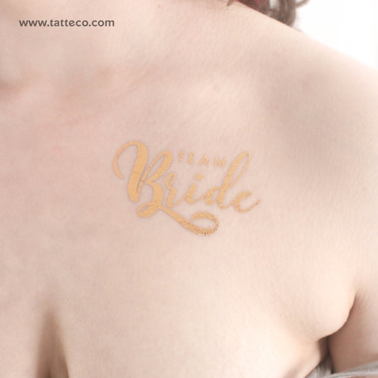 Tatuaje temporal de novia para bodas (juego de 100)
