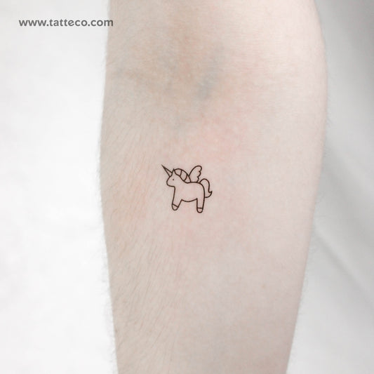 Unicorn Temporary Tattoo - Set of 3