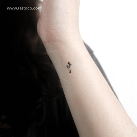 Tatuaje temporal pequeño del símbolo del infinito de madre e hija (juego de 3)