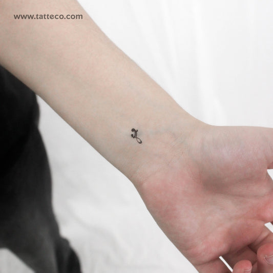 Tatuaje temporal pequeño del símbolo del infinito de madre e hija (juego de 3)