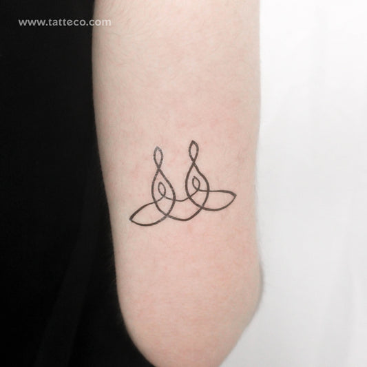 Family Unity Symbol Temporary Tattoo - Set of 3