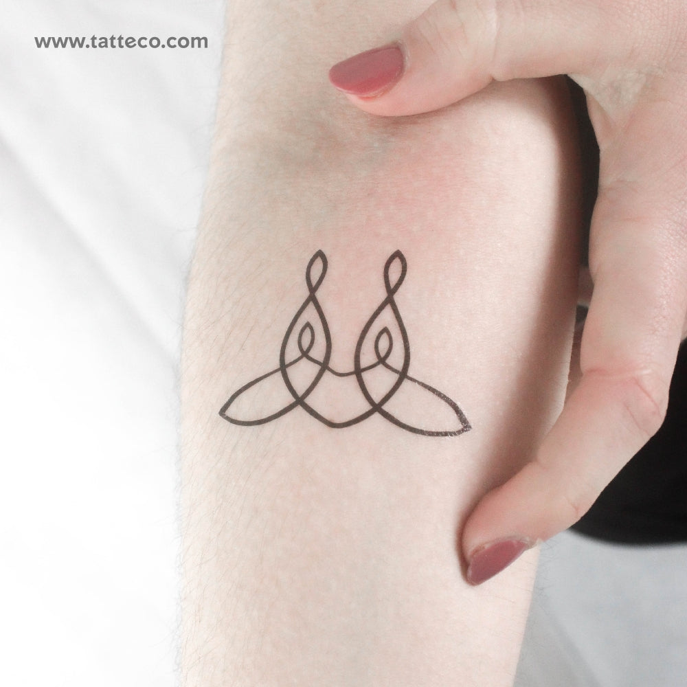 Family Unity Symbol Temporary Tattoo - Set of 3
