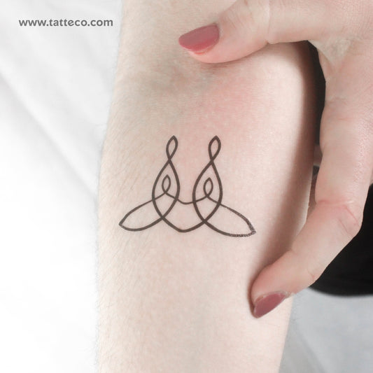 Family Unity Symbol Temporary Tattoo - Set of 3