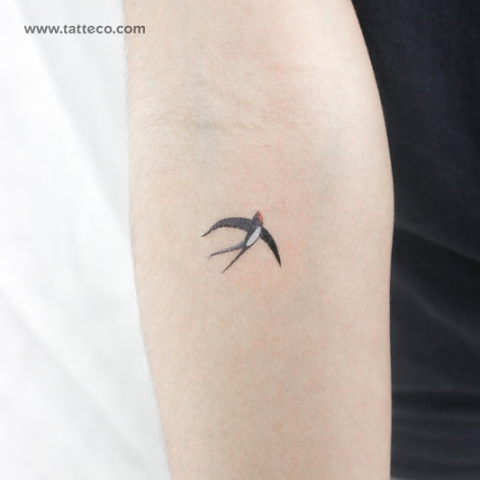 Tatuaje temporal "Golondrina" de Ann Lilya (juego de 3)