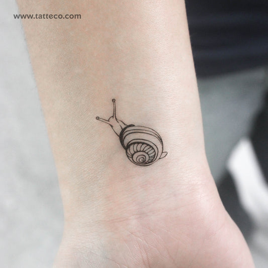 Snail Temporary Tattoo - Set of 3