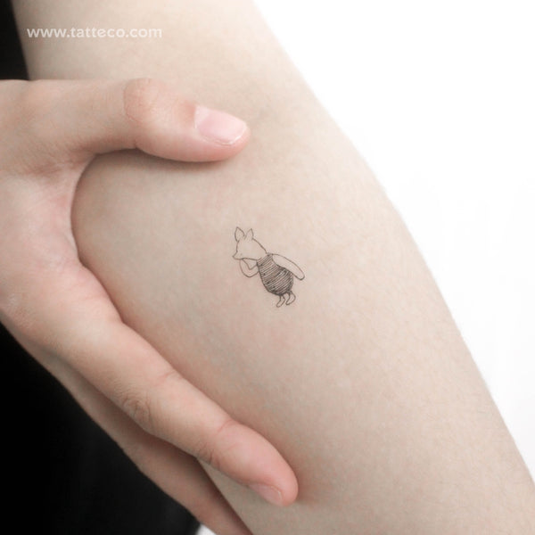 Piglet Temporary Tattoo - Set of 3