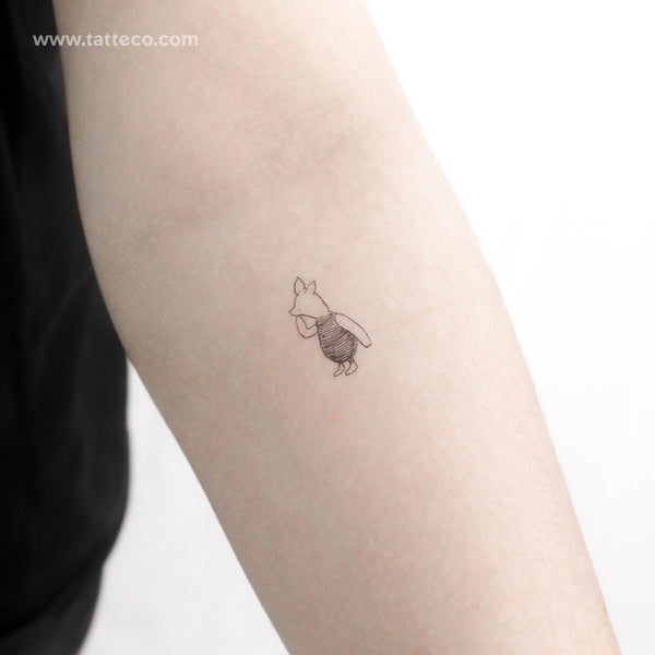 Piglet Temporary Tattoo - Set of 3