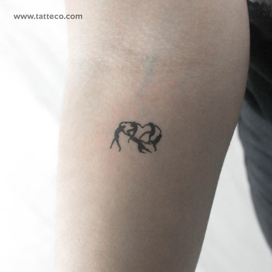Matisse Dance Temporary Tattoo - Set of 3
