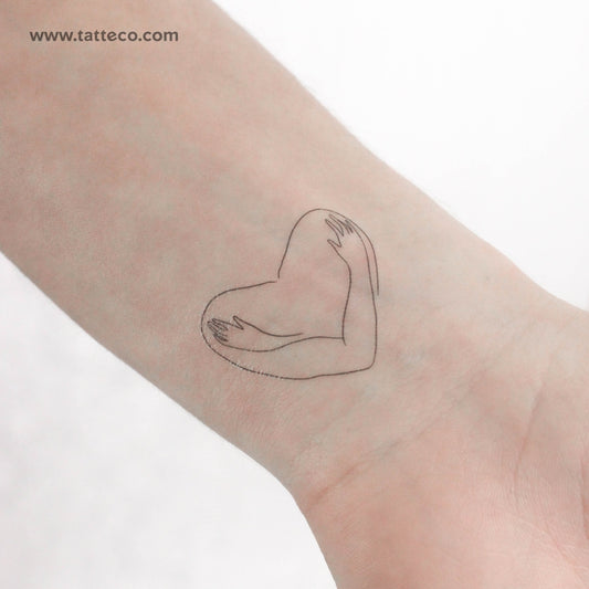 Tatuaje temporal de amor propio - Juego de 3