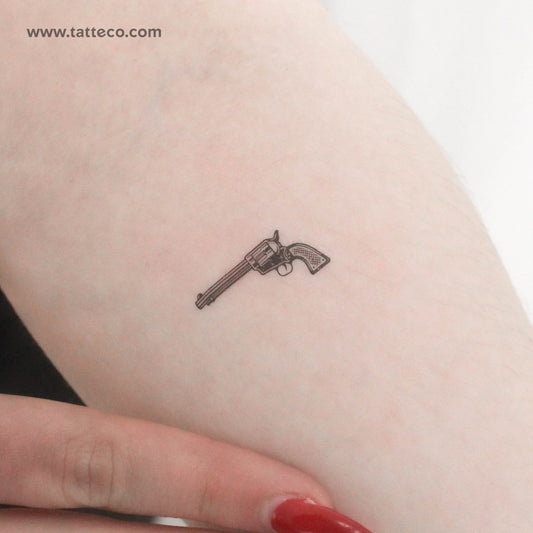 Revolver Temporary Tattoo - Set of 3