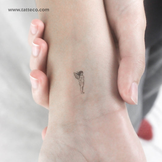 Tiny Angel Temporary Tattoo - Set of 3