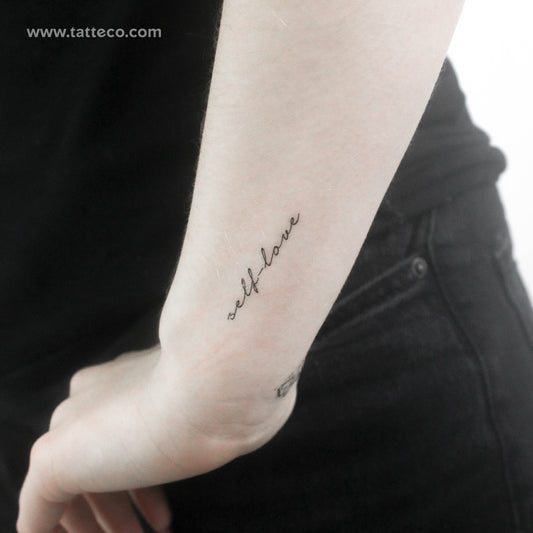 Self-love Temporary Tattoo - Set of 3