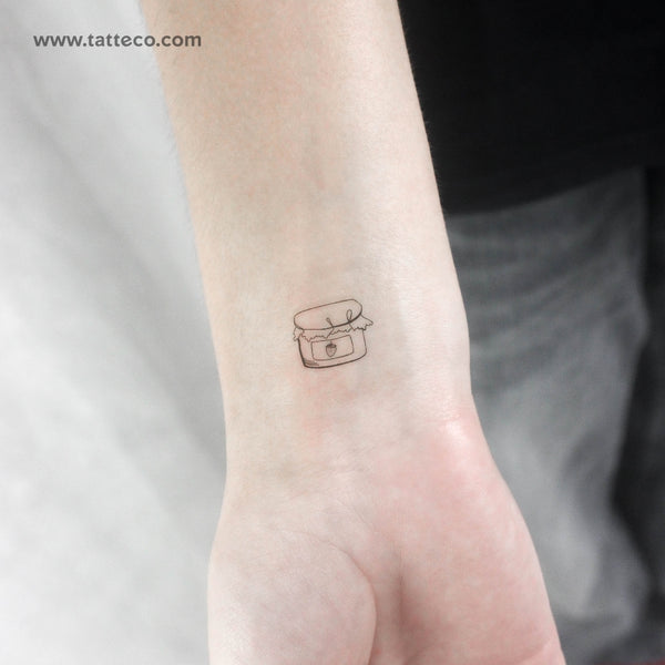 Strawberry Jam Temporary Tattoo - Set of 3