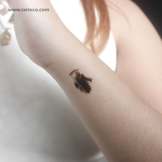 Grim Reaper Temporary Tattoo - Set of 3