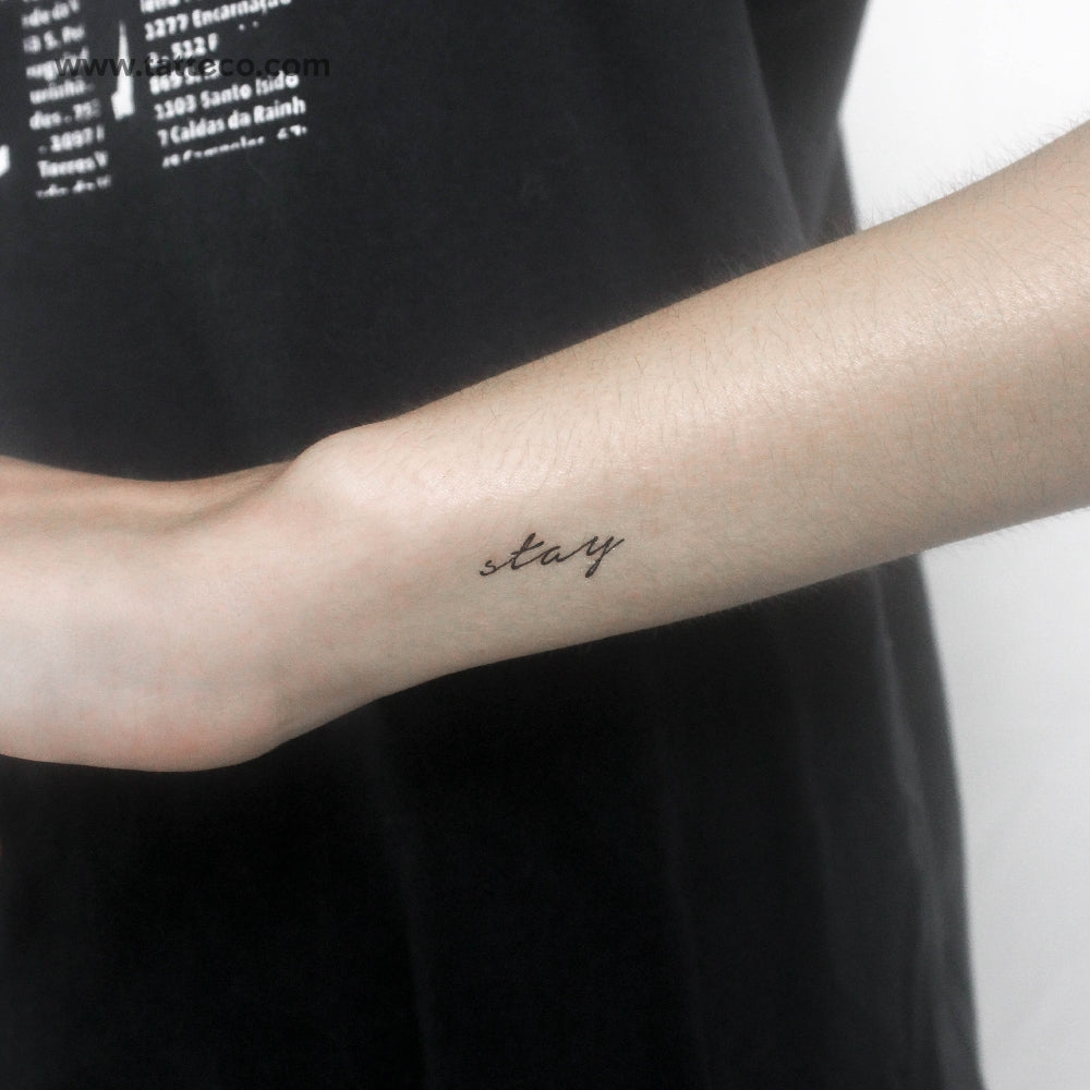 Stay Temporary Tattoo - Set of 3