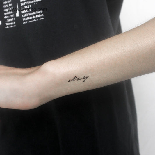 Stay Temporary Tattoo - Set of 3