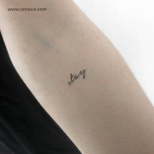 Stay Temporary Tattoo - Set of 3