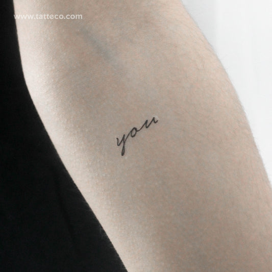You Temporary Tattoo - Set of 3