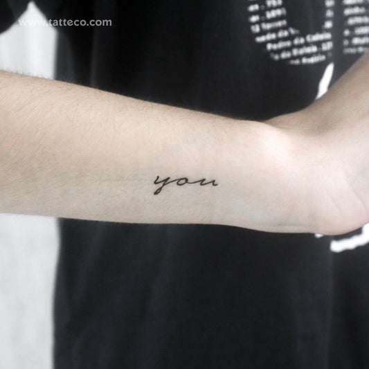 You Temporary Tattoo - Set of 3