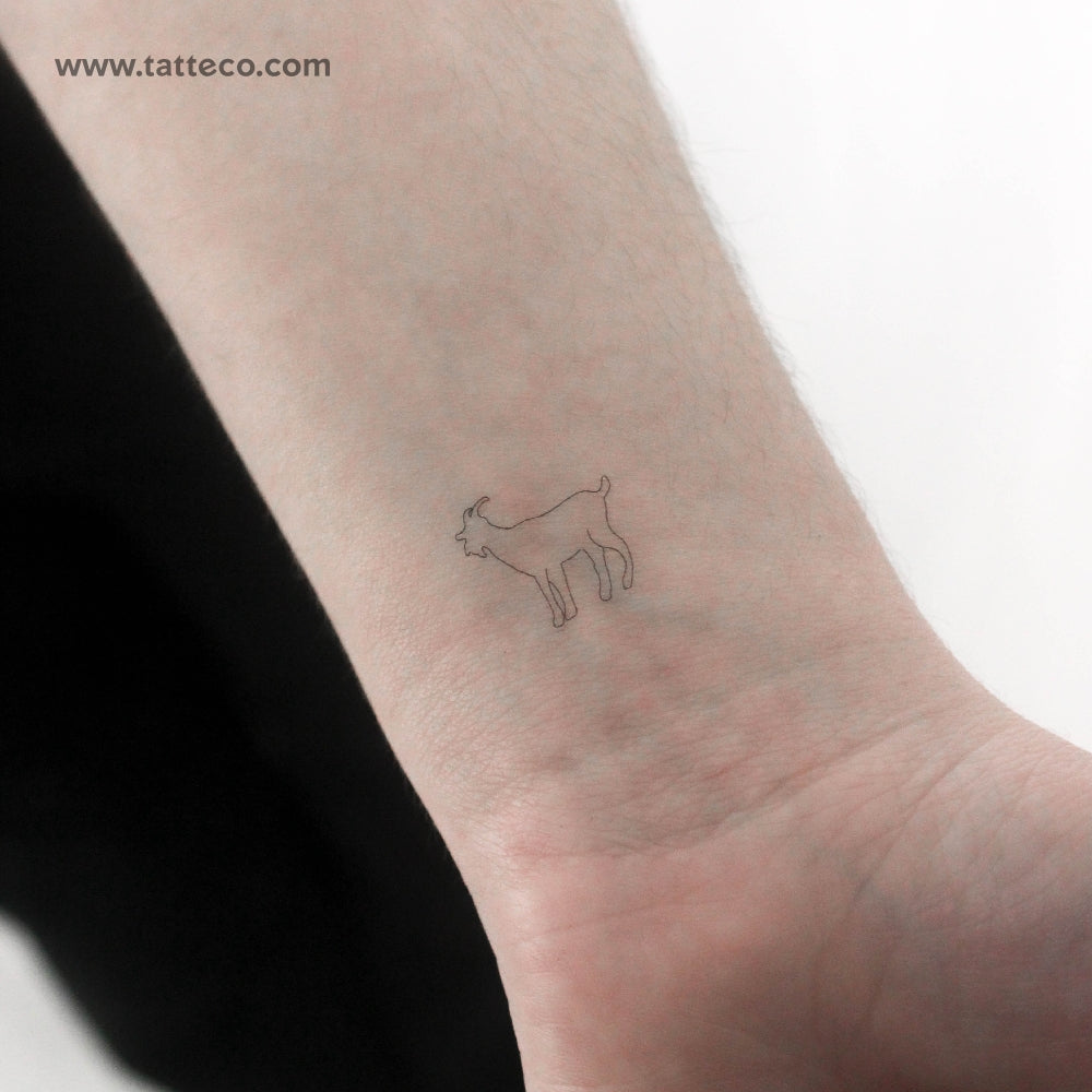 Little Goat Temporary Tattoo - Set of 3