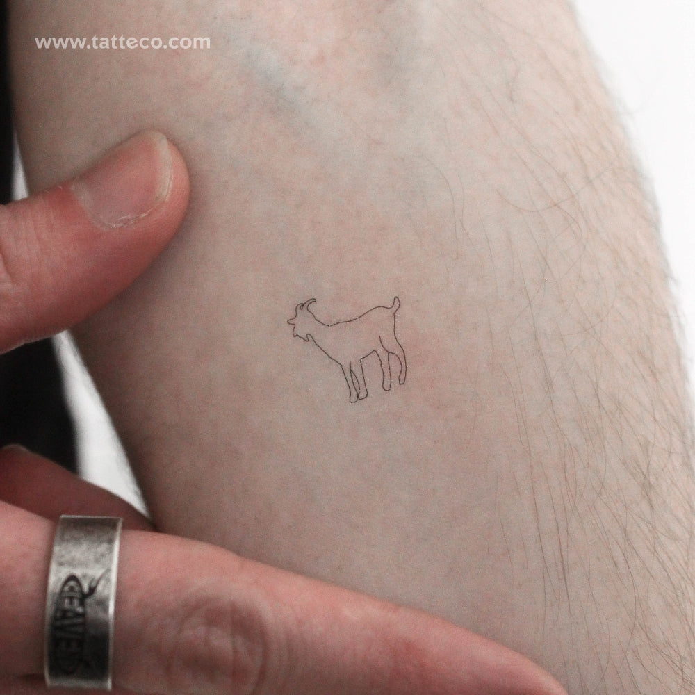 Little Goat Temporary Tattoo - Set of 3