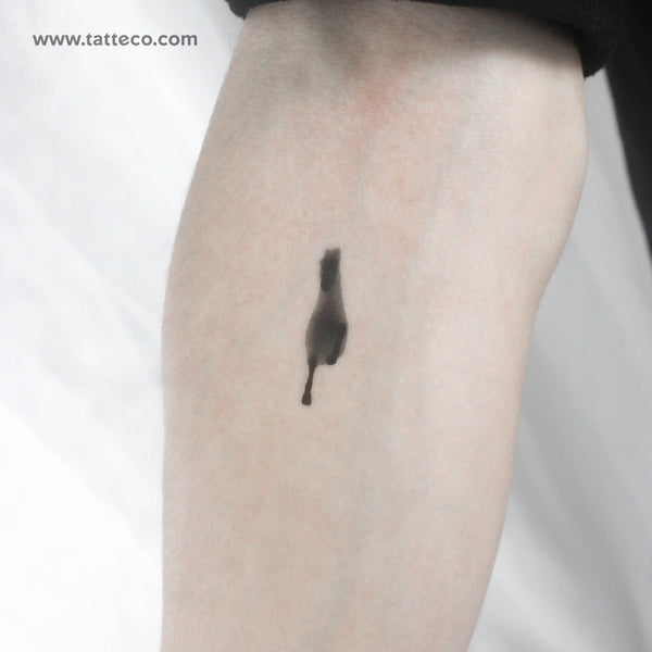 Blurred Horse Temporary Tattoo - Set of 3