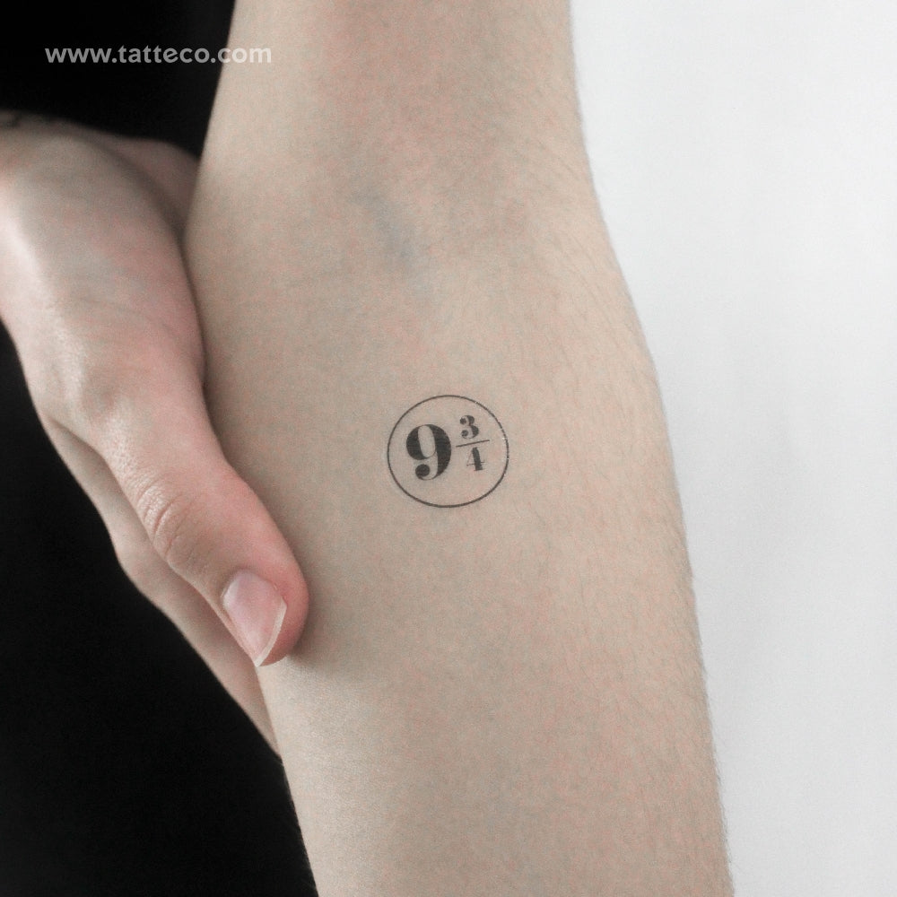 9¾ Temporary Tattoo - Set of 3