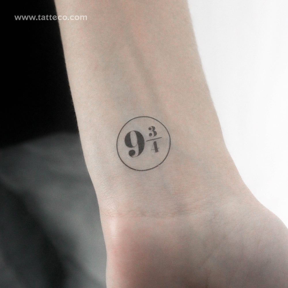 9¾ Temporary Tattoo - Set of 3
