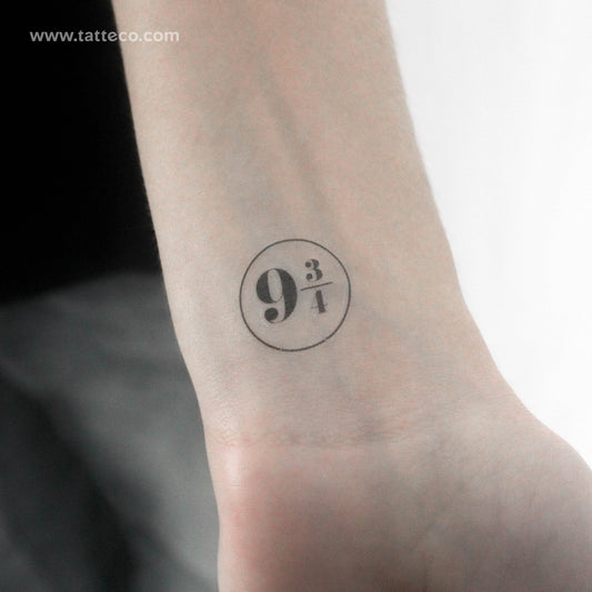 9¾ Temporary Tattoo - Set of 3