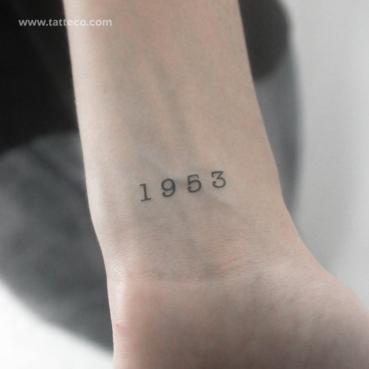 1953 Temporary Tattoo - Set of 3