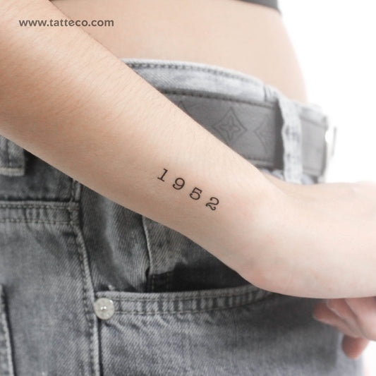 1952 Temporary Tattoo - Set of 3