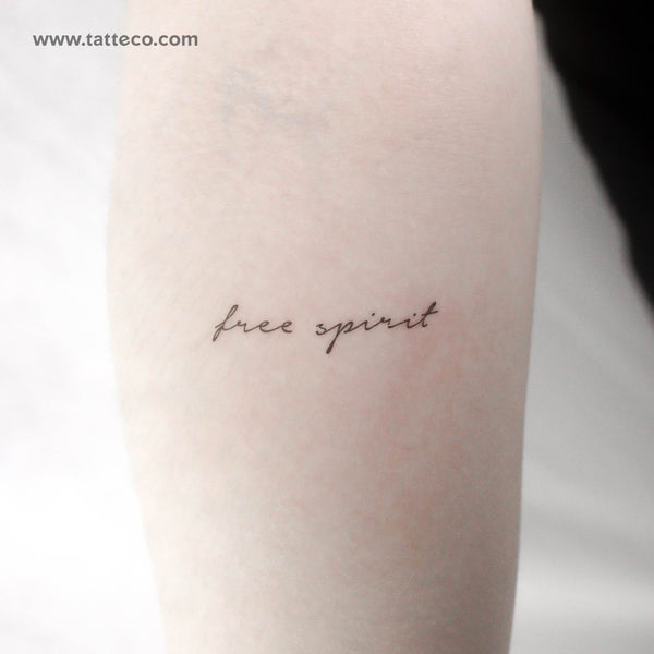 Free Spirit Temporary Tattoo - Set of 3