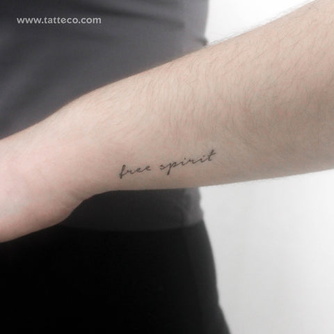 Free Spirit Temporary Tattoo - Set of 3
