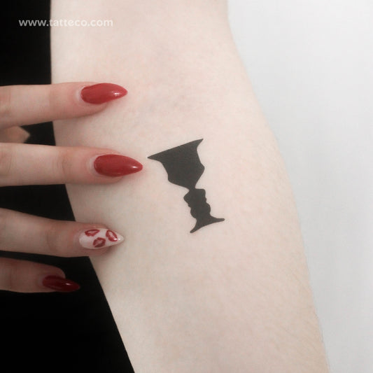 Face Cup Temporary Tattoo - Set of 3