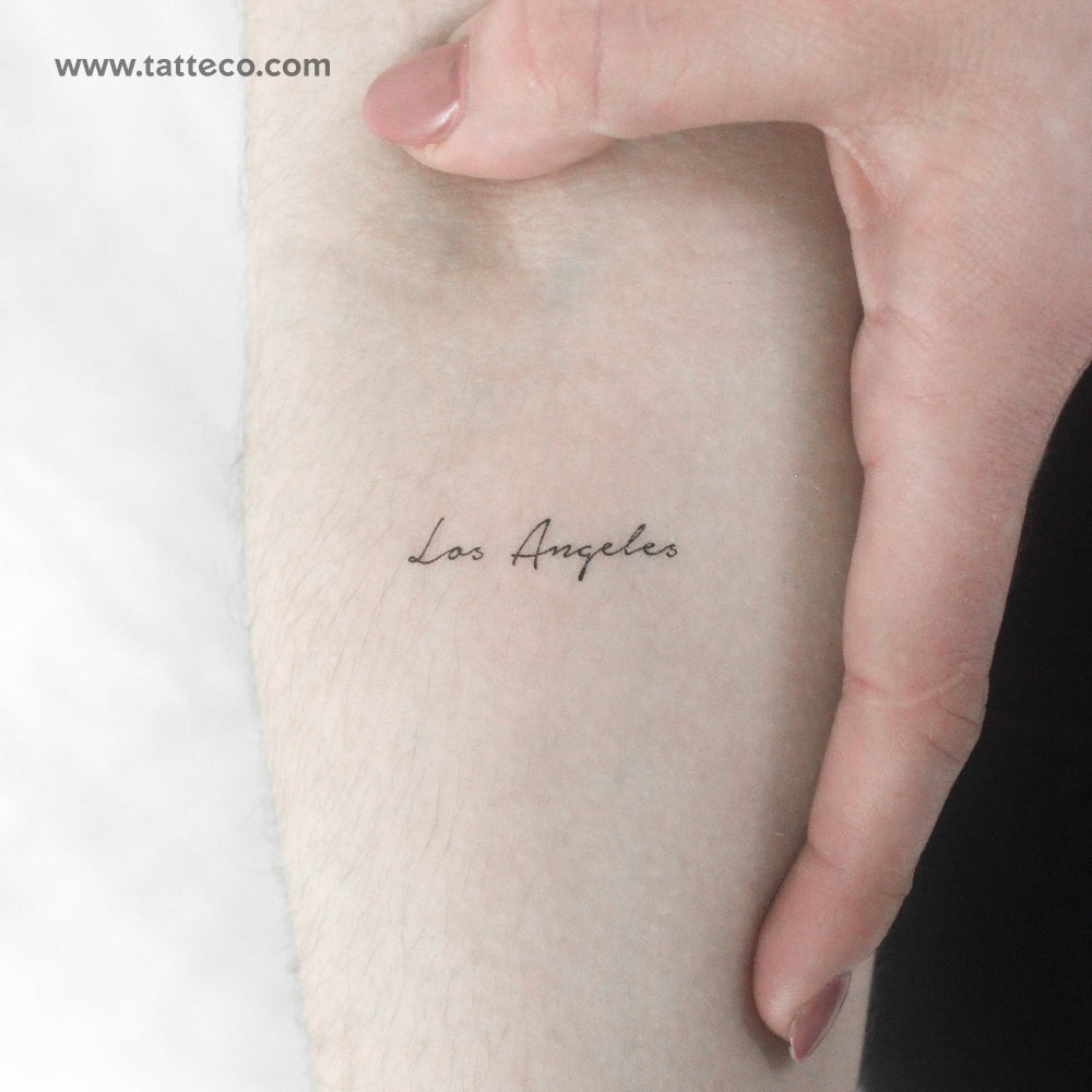 Los Angeles Temporary Tattoo - Set of 3