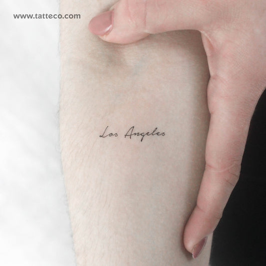 Los Angeles Temporary Tattoo - Set of 3