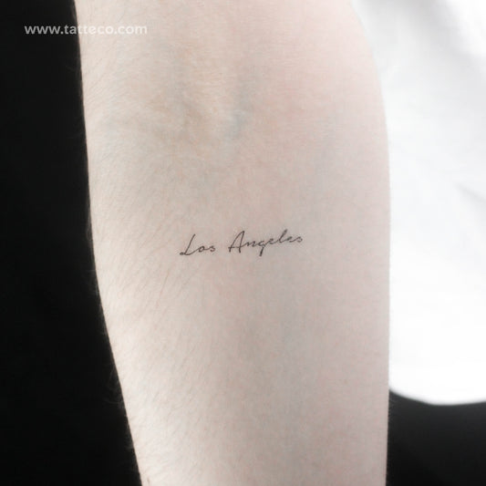 Los Angeles Temporary Tattoo - Set of 3